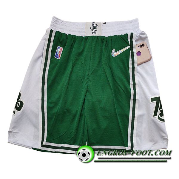 Shorts NBA Boston Celtics 2023/24 Vert/Blanc