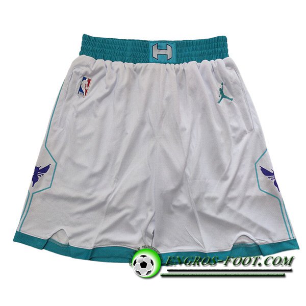 Shorts NBA Charlotte Hornets 2023/24 Blanc