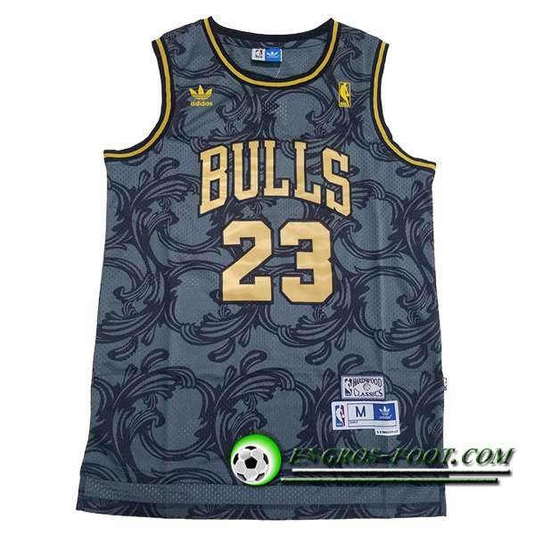 Maillot Chicago Bulls (JORDAN #23) 2023/24 Gris/Noir/Jaune