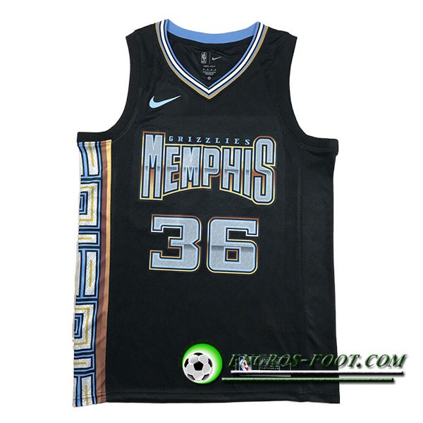 Maillot Memphis Grizzlies (SMART #36) 2023/24 Noir