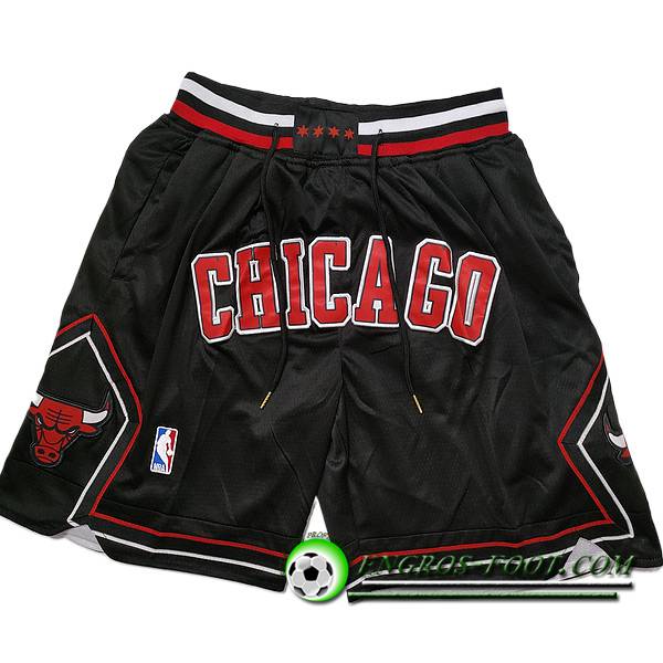 Shorts NBA Chicago Bulls 2023/24 Noir/Rouge -04