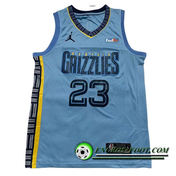 Maillot Memphis Grizzlies (ROSE #23) 2023/24 Bleu -02