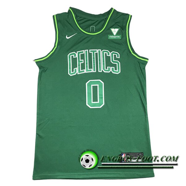 Maillot Boston Celtics (TATUM #0) 2023/24 Vert -02