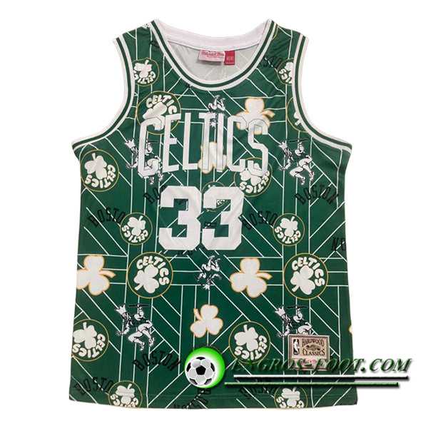 Maillot Boston Celtics (BIRD #33) 2023/24 Vert/Blanc