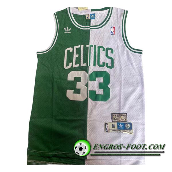 Maillot Boston Celtics (BIRD #33) 2023/24 Blanc/Vert -02