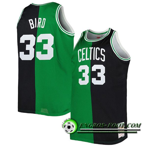 Maillot Boston Celtics (BIRD #33) 2023/24 Noir/Vert -03