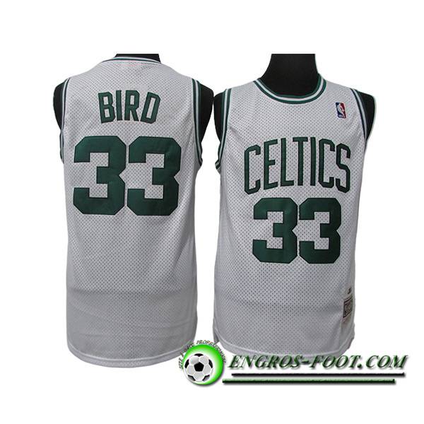 Maillot Boston Celtics (BIRD #33) 2023/24 Blanc -02