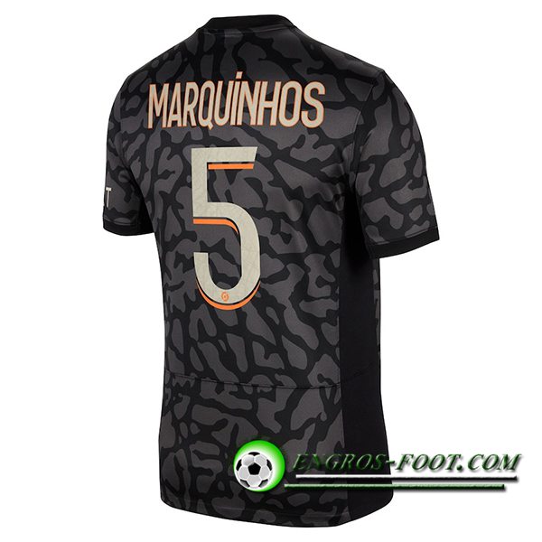 Maillot de Foot PSG (MARQUINHOS #5) 2023/2024 Third