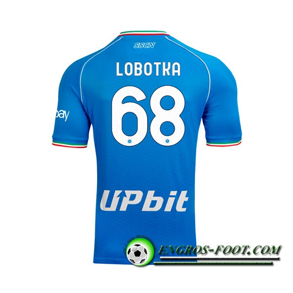 Maillot de Foot SSC Naples (LOBOTKA #68) 2023/2024 Domicile