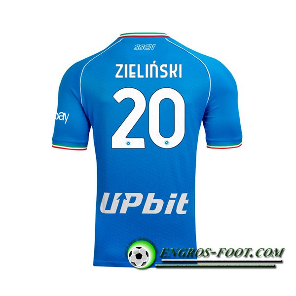 Maillot de Foot SSC Naples (ZIELINSKI #20) 2023/2024 Domicile