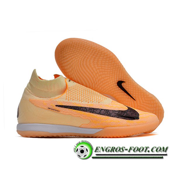 Nike Chaussures de Foot Phantom GX Elite DF Link IC Orange