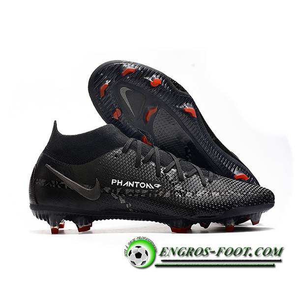 Nike Chaussures de Foot Phantom GT2 Dynamic Fit Elite FG Noir