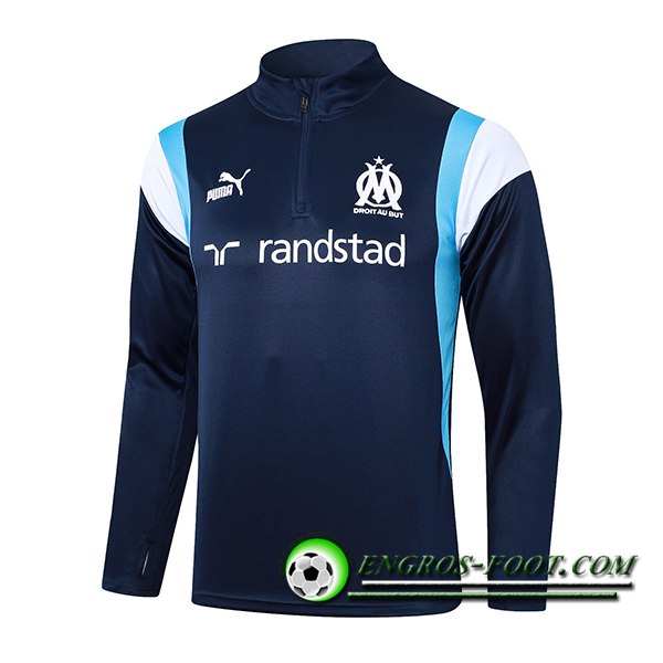 Sweatshirt Training Marseille Bleu Marine 2023/2024 -02