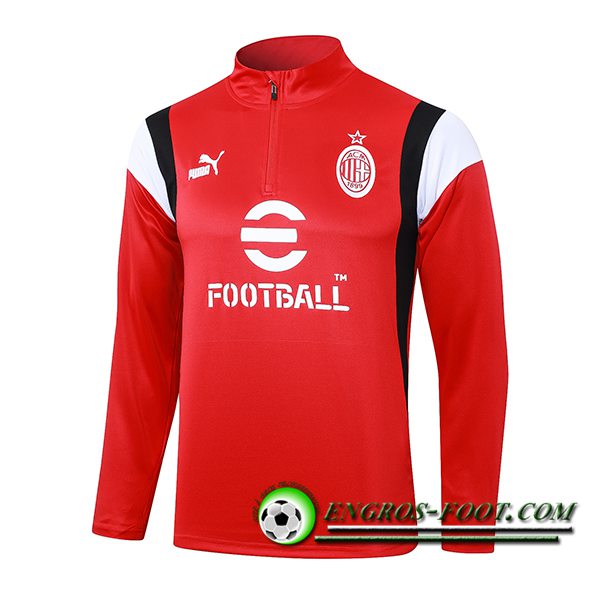 Sweatshirt Training Milan AC Rouge 2023/2024 -02