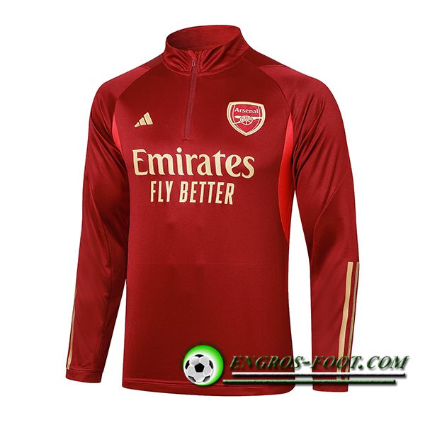 Sweatshirt Training Arsenal Rouge 2023/2024 -04