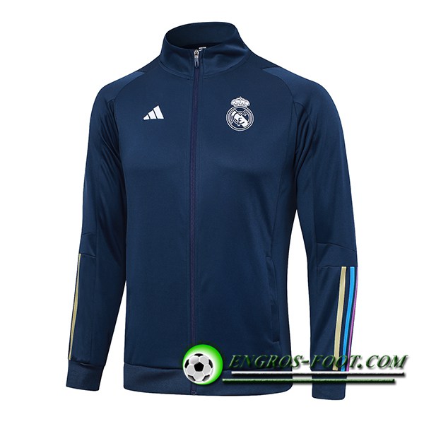 Veste Foot Real Madrid Bleu Marine 2023/2024 -02