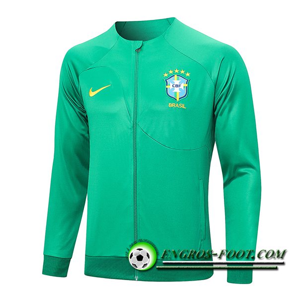 Veste Foot Bresil Vert 2023/2024