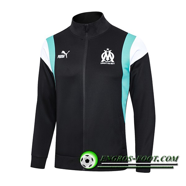 Veste Foot Marseille Noir 2023/2024