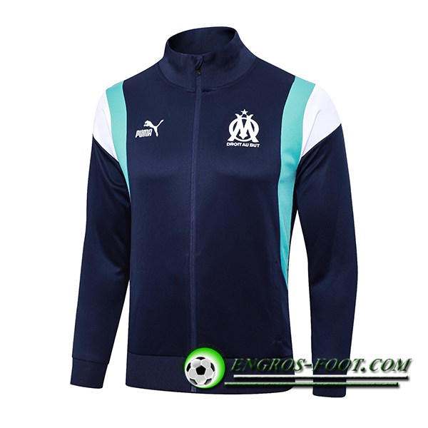 Veste Foot Marseille Bleu Marine 2023/2024