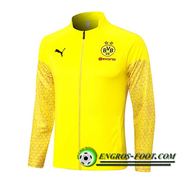 Veste Foot Dortmund Jaune 2023/2024