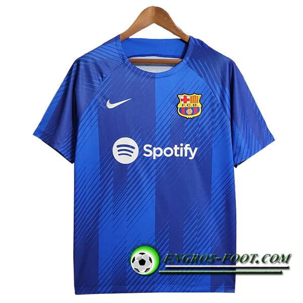 Training T-Shirts FC Barcelone Bleu 2023/2024 -04