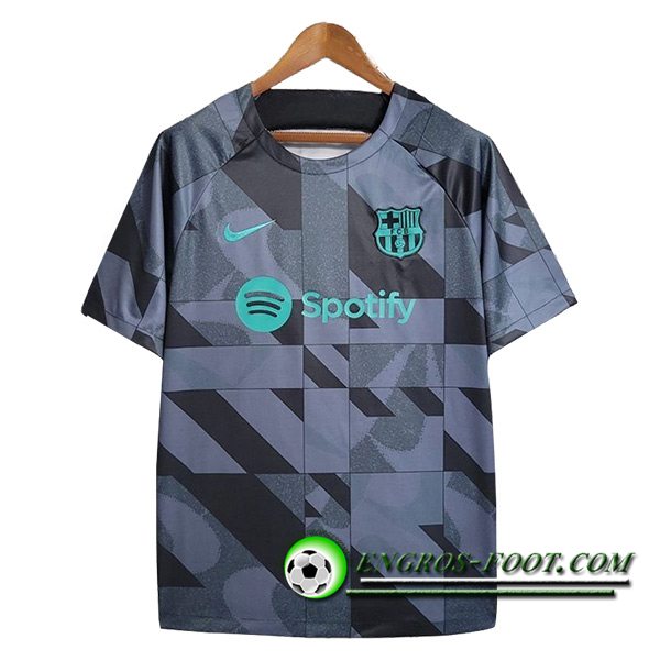 Training T-Shirts FC Barcelone Gris 2023/2024 -04