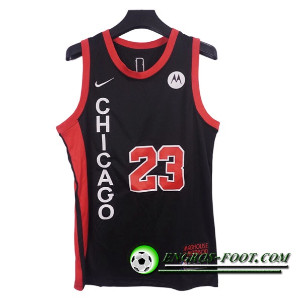 Maillot Chicago Bulls (JORDAN #23) 2023/24 Noir/Rouge -03