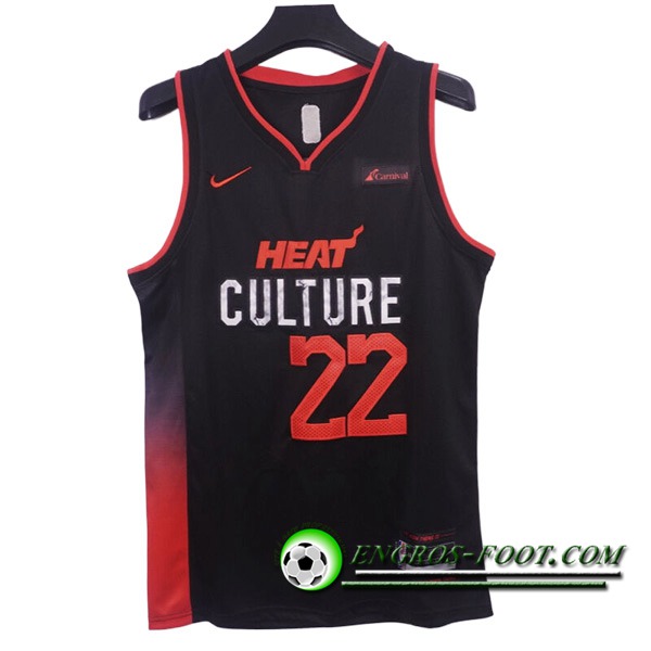 Maillot Miami Heat (BUTLER #22) 2023/24 Noir/Rouge