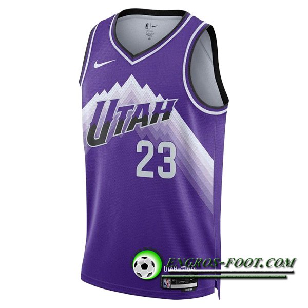 Maillot Utah Jazz (MARKKANEN #23) 2023/24 Pourpre