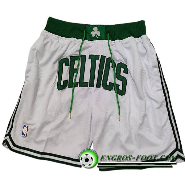 Shorts NBA Boston Celtics 2023/24 Blanc/Vert