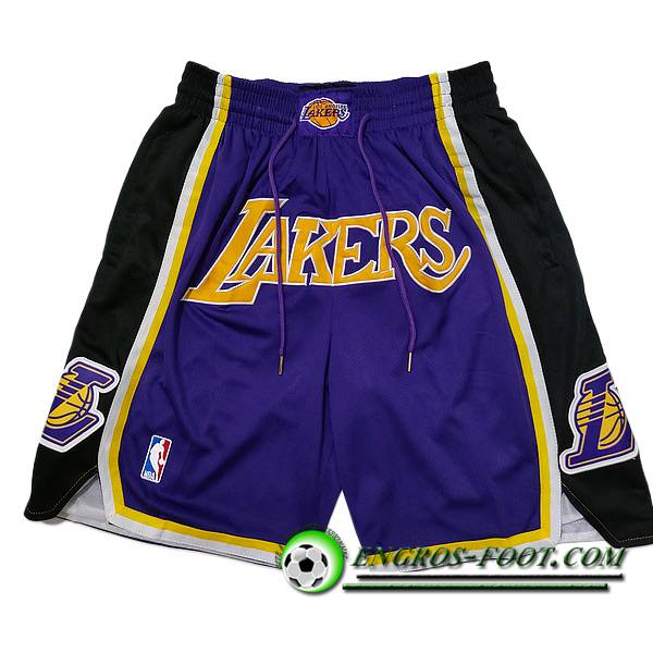 Shorts NBA Los Angeles Lakers 2023/24 Bleu/Noir