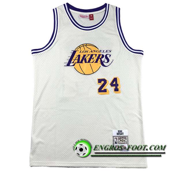 Maillot Los Angeles Lakers (BRYANT #24) 2023/24 Blanc -02