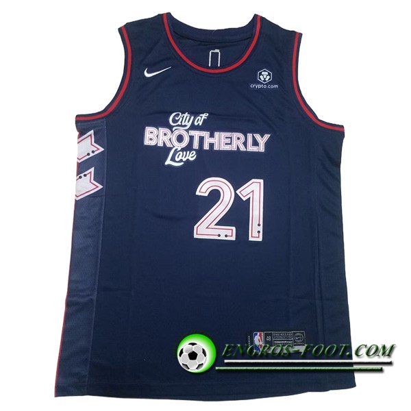 Maillot Philadelphia 76ers (EMBIID #21) 2023/24 Bleu Foncé