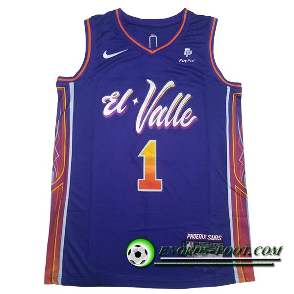 Maillot Phoenix Suns (BOOKER #1) 2023/24 Pourpre -02