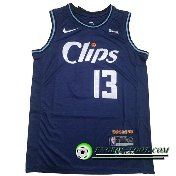 Maillot Los Angeles Clippers (GEORGE #13) 2023/24 Bleu Foncé