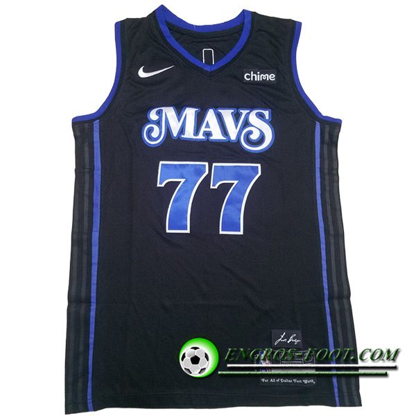 Maillot Dallas Mavericks (DONCIC #77) 2023/24 Bleu Foncé