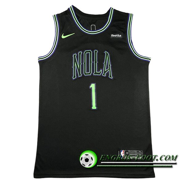 Maillot New Orleans Pelicans (WILLIAMSON #1) 2023/24 Noir