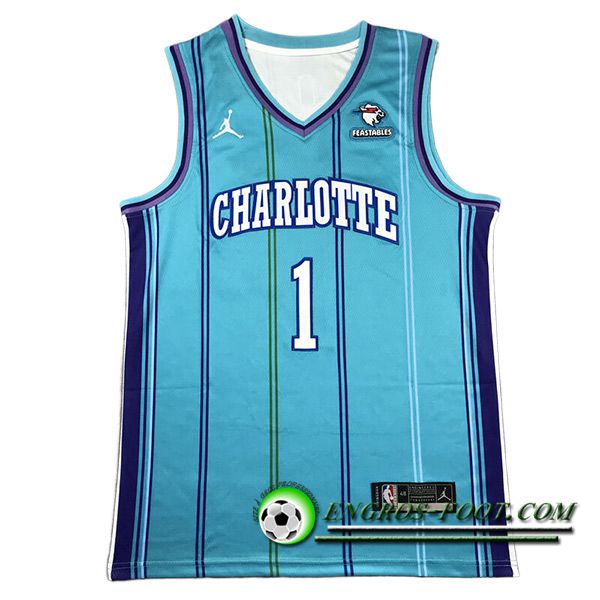 Maillot Charlotte Hornets (BALL #1) 2023/24 Vert/Bleu