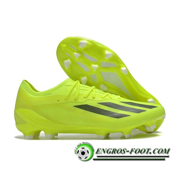 Adidas Chaussures de Foot X CRAZYFAST MESSI.1 FG BOOTS Vert/Noir -02