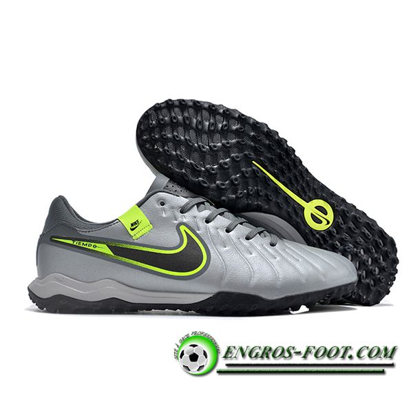 Nike Chaussures de Foot Tiempo Legend X Academy TF Gris