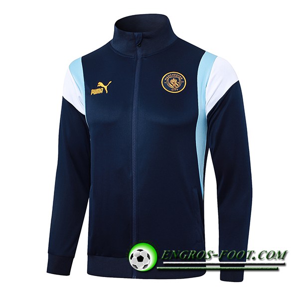 Veste Foot Manchester City Bleu Marine 2023/2024