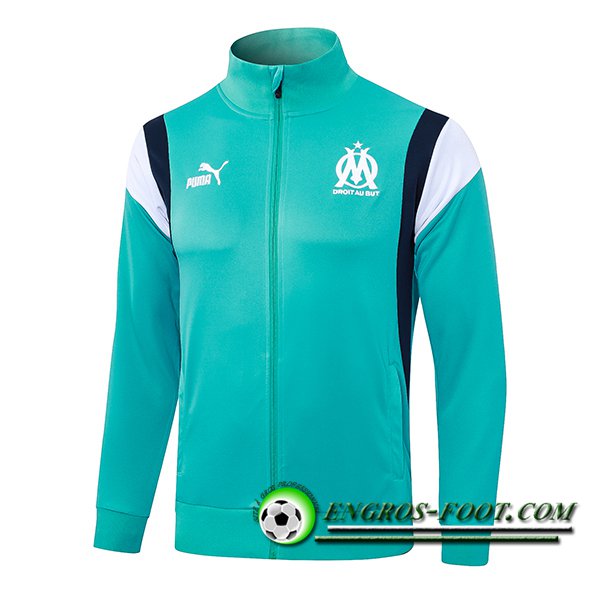 Veste Foot Marseille Bleu Clair 2023/2024 -02