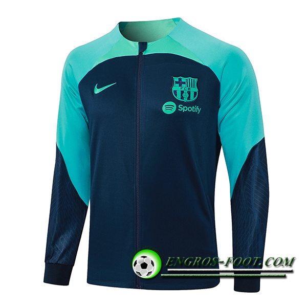 Veste Foot FC Barcelone Bleu Marine 2023/2024