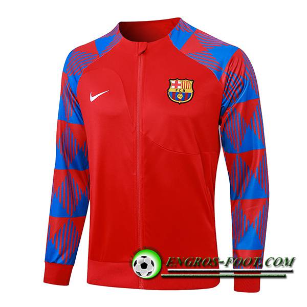 Veste Foot FC Barcelone Rouge 2023/2024 -02