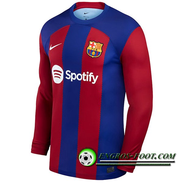 Maillot de Foot FC Barcelone Domicile Manches Longues 2023/2024