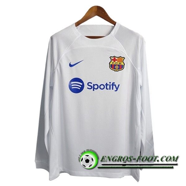 Maillot de Foot FC Barcelone Exterieur Manches Longues 2023/2024