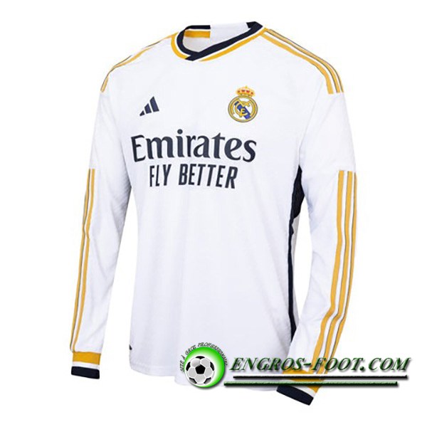 Maillot de Foot Real Madrid Domicile Manches Longues 2023/2024