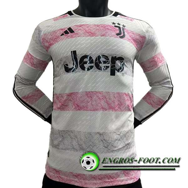 Maillot de Foot Juventus Exterieur Manches Longues 2023/2024