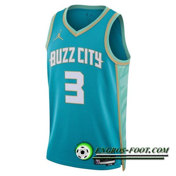 Maillot Charlotte Hornets (ROZIER III #3) 2023/24 Bleu