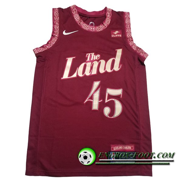 Maillot Cleveland Cavaliers (MITCHELL #45) 2023/24 Rouge